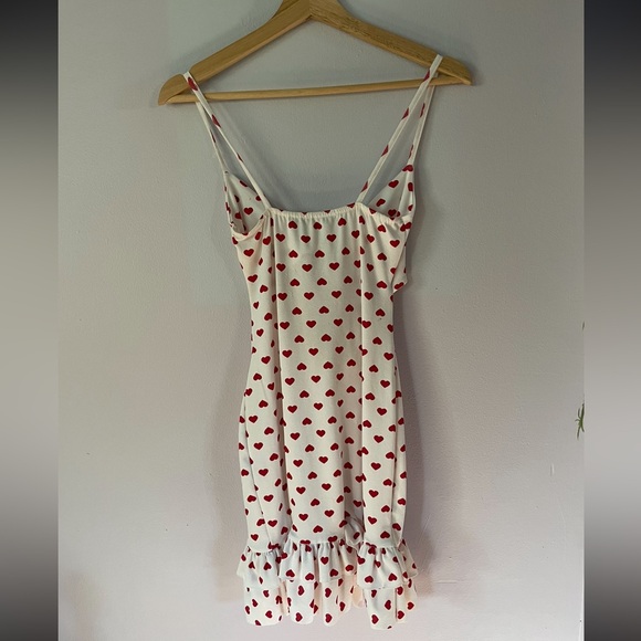 Pretty Little Thing Red Heart Cutout Dress - Picture 2 of 6